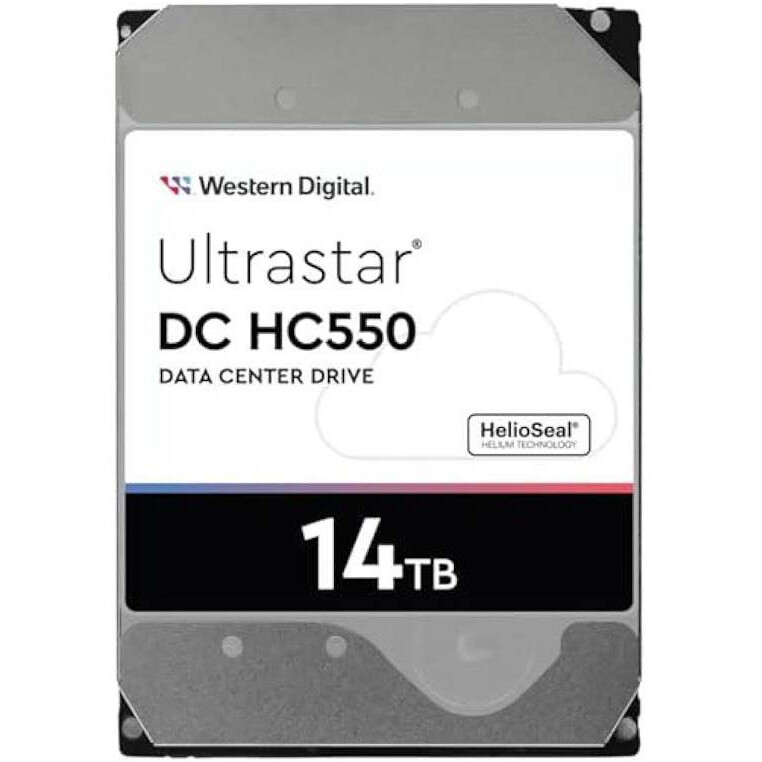 Жёсткий диск 14Tb SAS WD Ultrastar HC550 (0F38528) - WUH721814AL5204