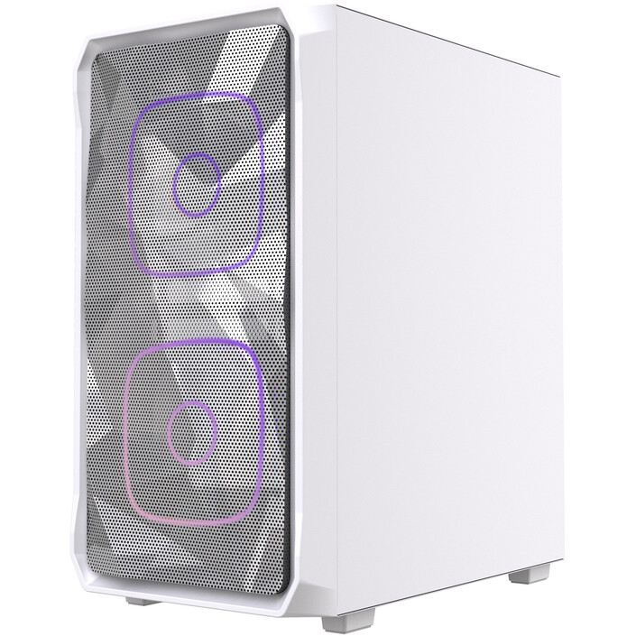 Корпус Powercase Mistral Micro SM06 ARGB White - CMMSM06W-A3 - фото 3