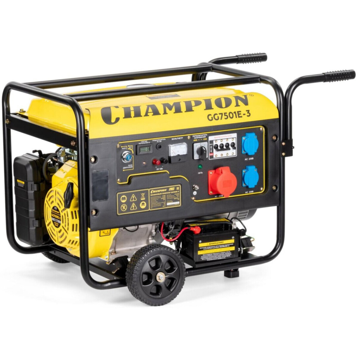 Генератор CHAMPION GG7501E-3 - фото 3
