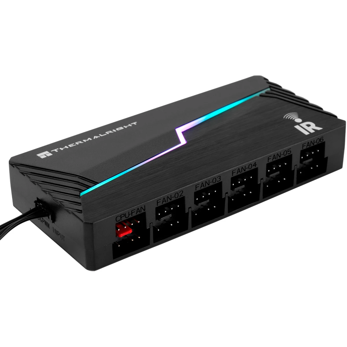 Контроллер вентиляторов Thermalright TL-ARGB and FAN HUB x12 IR Black - TL-ARGB-FAN-HUB-X12-IR-BL - фото 5