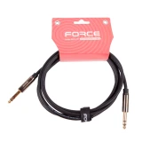 Кабель межблочный 6.3 Jack (M) - 6.3 Jack (M), 2м, FORCE FLC-02 (FLC-02/2)