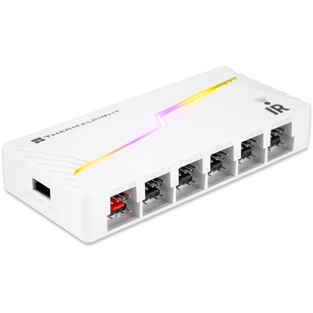 Контроллер вентиляторов Thermalright TL-ARGB and FAN HUB x12 IR White - TL-ARGB-FAN-HUB-X12-IR-WH - фото 4