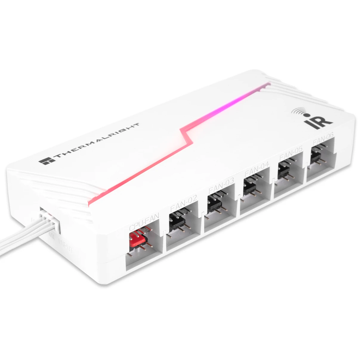 Контроллер вентиляторов Thermalright TL-ARGB and FAN HUB x12 IR White - TL-ARGB-FAN-HUB-X12-IR-WH - фото 5