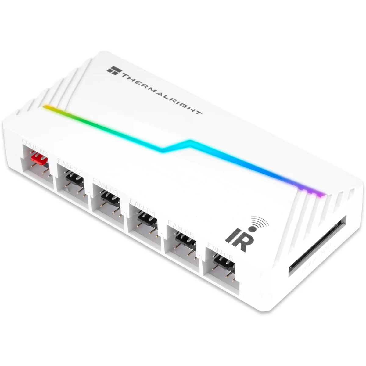 Контроллер вентиляторов Thermalright TL-ARGB and FAN HUB x12 IR White - TL-ARGB-FAN-HUB-X12-IR-WH - фото 6
