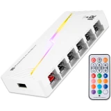 Контроллер вентиляторов Thermalright TL-ARGB and FAN HUB x12 IR White (TL-ARGB-FAN-HUB-X12-IR-WH)