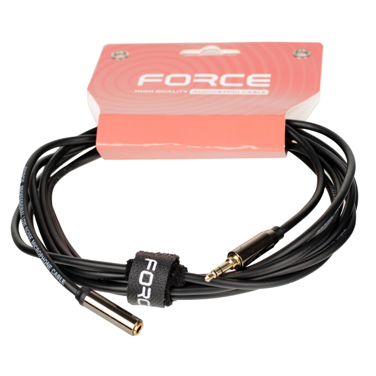 Кабель удлинительный 3.5 Jack (M) - 3.5 Jack (F), 3м, FORCE FLC-05 - FLC-05/3 - фото 3