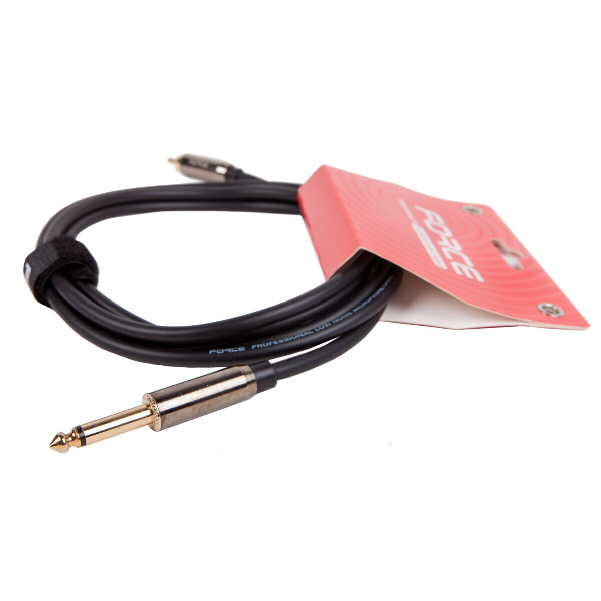 Кабель межблочный 6.3 Jack (M) - RCA (M), 2м, FORCE FLC-09 - FLC-09/2 - фото 2