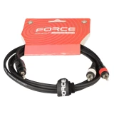 Кабель межблочный 3.5 Jack (M) - 2x RCA (M), 1.5м, FORCE FLC-10 (FLC-10/1.5)