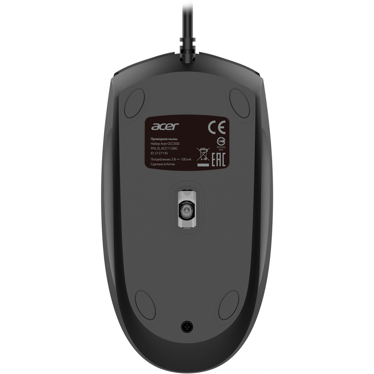 Клавиатура + мышь Acer OCC500 Black - ZL.ACC11.00G - фото 8