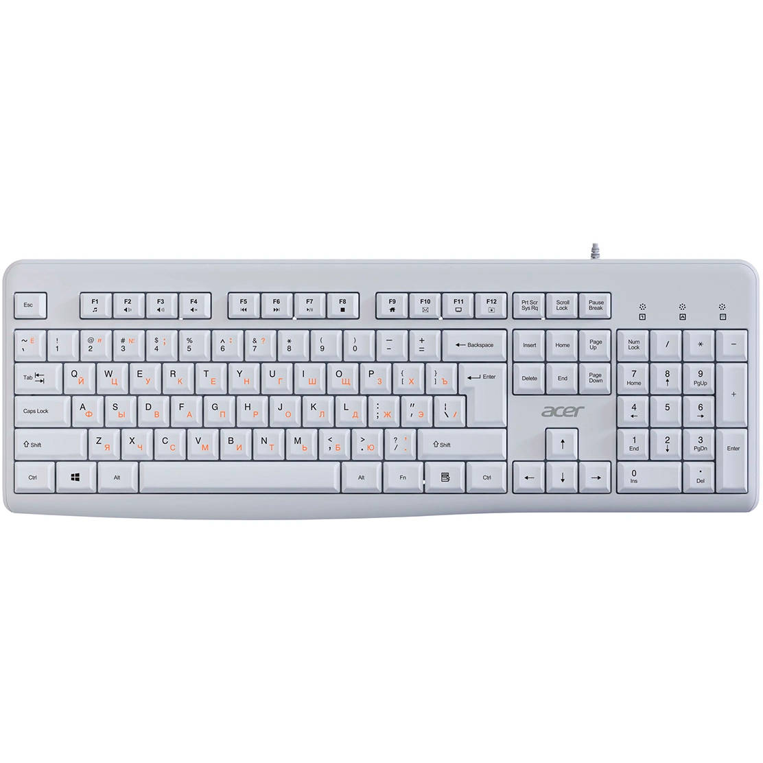 Клавиатура Acer OKW500 White - ZL.KBDEE.01S