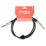Кабель межблочный 6.3 Jack (M) - 6.3 Jack (M), 1.5м, FORCE FLC-101 (FLC-101/1.5)