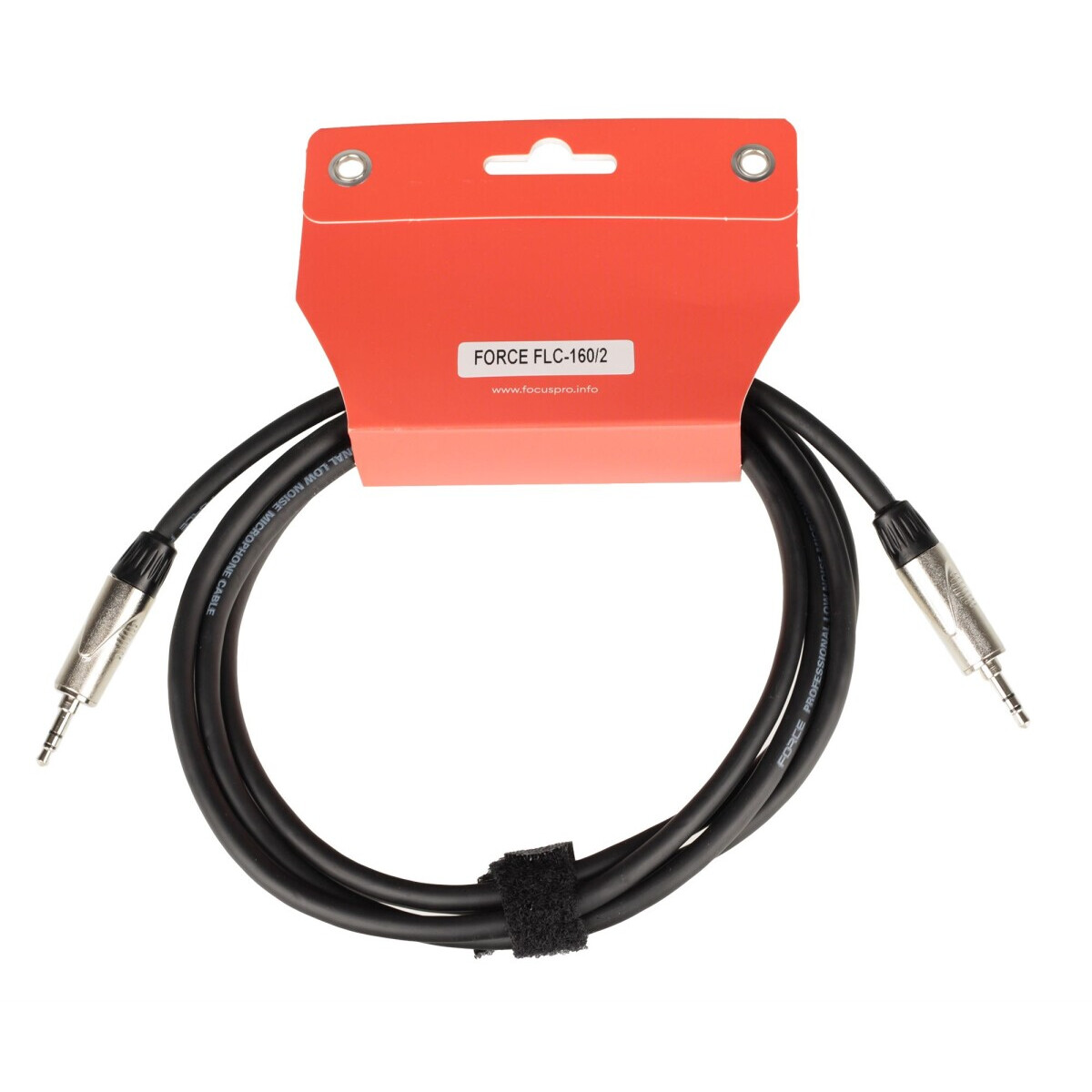 Кабель 3.5 Jack (M) - 3.5 Jack (M), 2м, FORCE FLC-160 - FLC-160/2 - фото 2