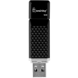 USB Flash накопитель 16Gb SmartBuy Quartz Black (SB16GBQZ-K)