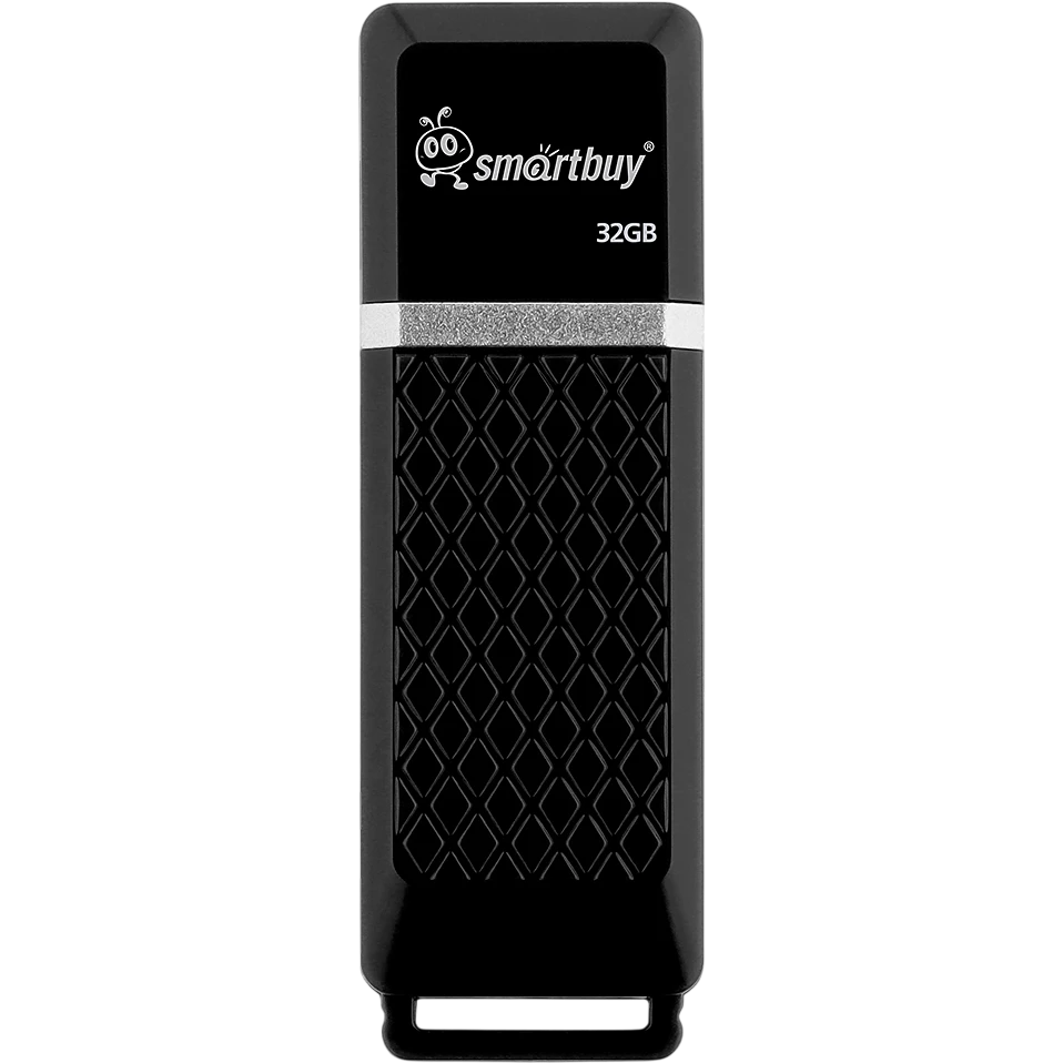 USB Flash накопитель 32GB SmartBuy Quartz Black (SB32GBQZ-K)