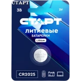 Батарейка СТАРТ (CR2025, 1 шт.) (4640033427786)