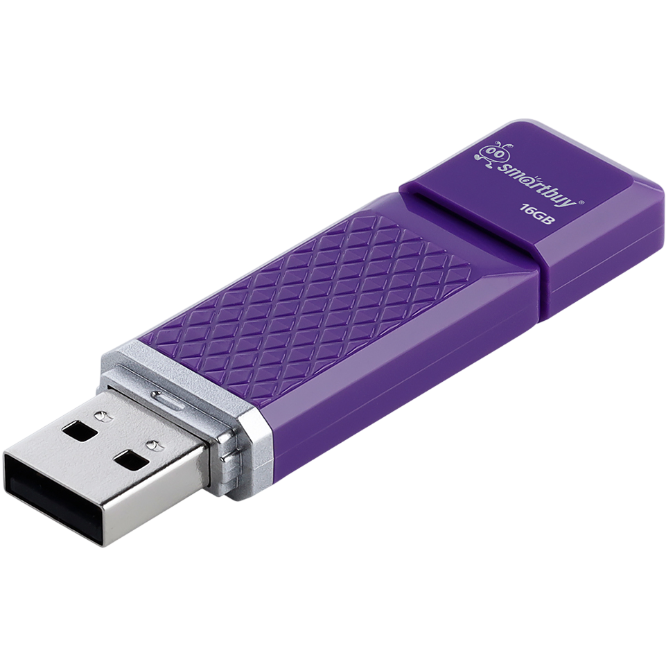 USB Flash накопитель 16GB SmartBuy Quartz Violet (SB16GBQZ-V) - фото 2