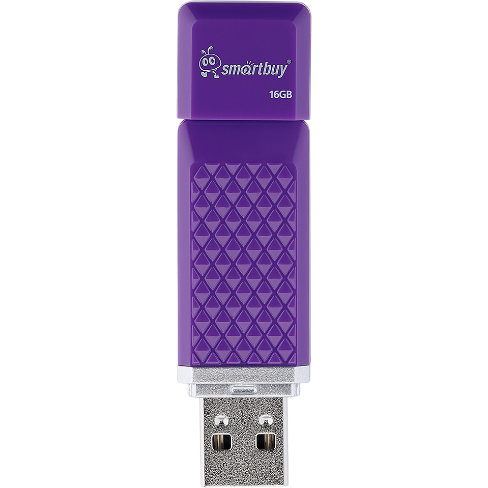 USB Flash накопитель 16GB SmartBuy Quartz Violet (SB16GBQZ-V) - фото 3