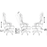 Игровое кресло Бюрократ Knight Lord/F White (KNIGHT LORD/F WH)