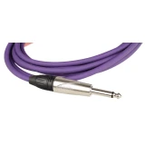 Кабель инструментальный 6.3 Jack (M) - 6.3 Jack (M), 3м, FORCE FGC-09 Violet (FGC-09/3 VT)