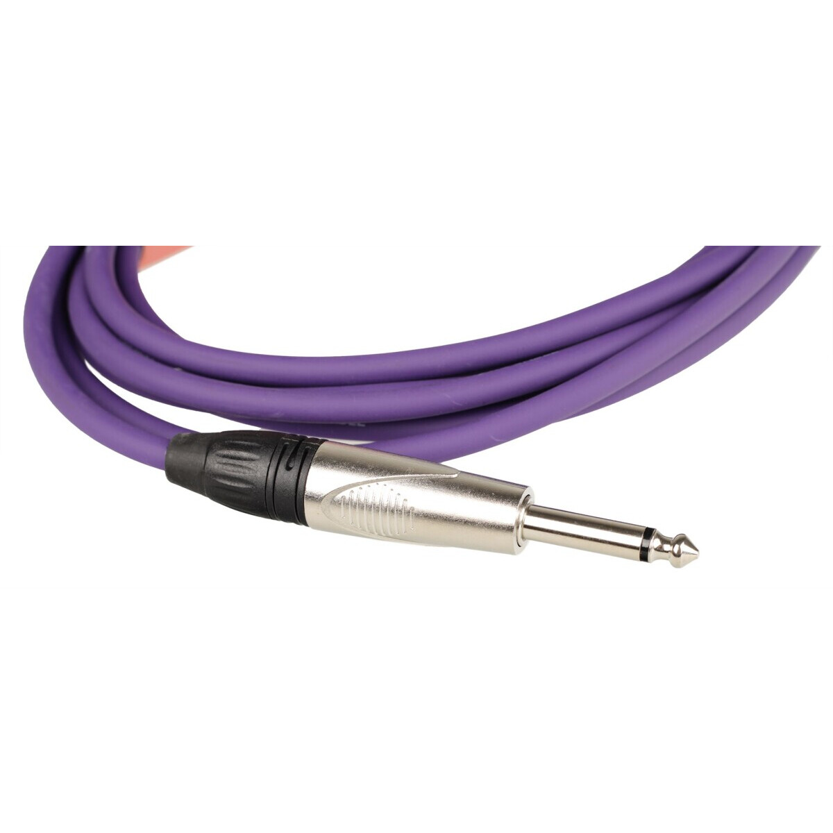 Кабель инструментальный 6.3 Jack (M) - 6.3 Jack (M), 3м, FORCE FGC-09 Violet - FGC-09/3 VT - фото 4