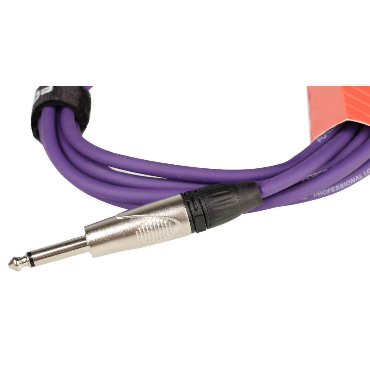 Кабель инструментальный 6.3 Jack (M) - 6.3 Jack (M), 3м, FORCE FGC-09 Violet - FGC-09/3 VT - фото 5
