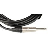 Кабель инструментальный 6.3 Jack (M) - 6.3 Jack (M), 4.5м, FORCE FGC-09 Black (FGC-09/4.5)