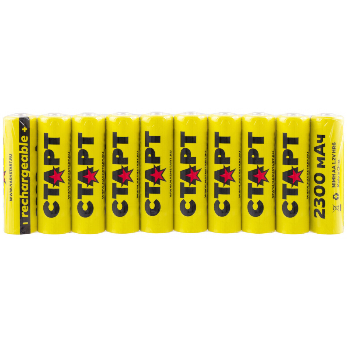 Аккумулятор СТАРТ (AA, 2300mAh, 10 шт.)