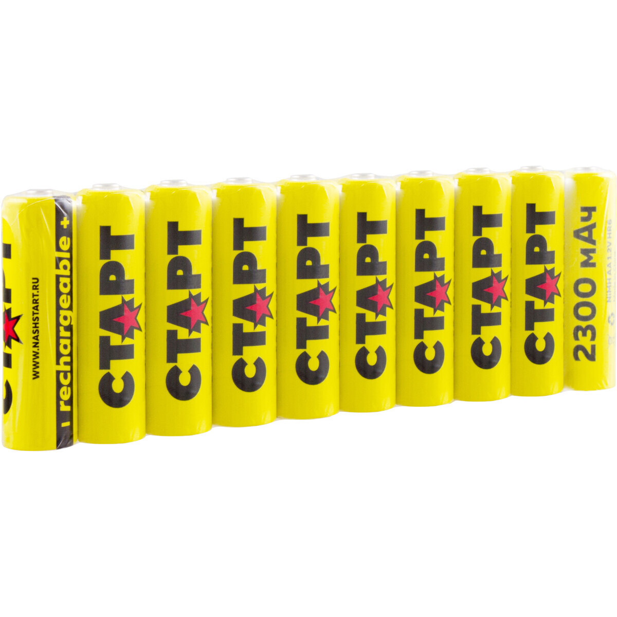 Аккумулятор СТАРТ (AA, 2300mAh, 10 шт.) - 4610116201817 - фото 2