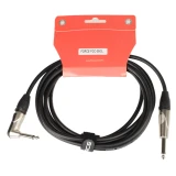 Кабель инструментальный 6.3 Jack (M) - 6.3 Jack (M), 3м, FORCE FGC-09/3L Black