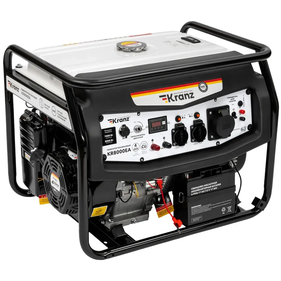 Генератор KRANZ KR8000EA - KR-16-1139 - фото 3