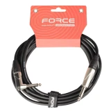 Кабель инструментальный 6.3 Jack (M) - 6.3 Jack (M), 4.5м, FORCE FGC-09/4.5L Black