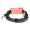 Кабель инструментальный 6.3 Jack (M) - 6.3 Jack (M), 6м, FORCE FGC-09/6L Black - фото 3