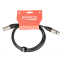 Кабель микрофонный XLR (M) - XLR (F), 1.5м, FORCE FMC-05 Black - FMC-05/1.5