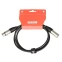 Кабель микрофонный XLR (M) - XLR (F), 1.5м, FORCE FMC-05 Black - FMC-05/1.5 - фото 2