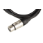 Кабель микрофонный XLR (M) - XLR (F), 1.5м, FORCE FMC-05 Black - FMC-05/1.5 - фото 4