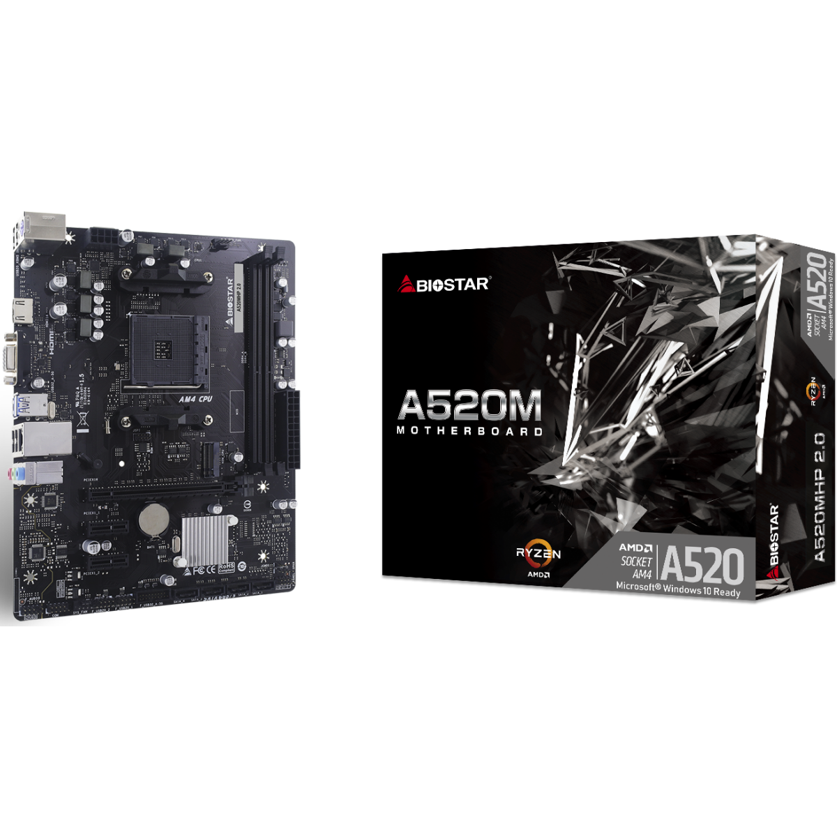 Материнская плата Biostar A520MHP 2.0 - фото 4