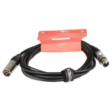 Кабель микрофонный XLR (M) - XLR (F), 3м, FORCE FMC-05 Black (FMC-05/3)