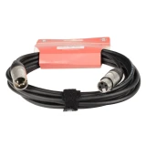 Кабель микрофонный XLR (M) - XLR (F), 4.5м, FORCE FMC-05 Black (FMC-05/4.5)