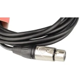 Кабель микрофонный XLR (M) - XLR (F), 4.5м, FORCE FMC-05 Black (FMC-05/4.5)