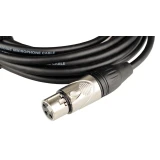 Кабель микрофонный XLR (M) - XLR (F), 6м, FORCE FMC-05 Black (FMC-05/6)