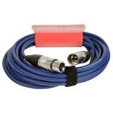 Кабель микрофонный XLR (M) - XLR (F), 6м, FORCE FMC-05 Blue (FMC-05/6 BL)