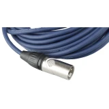 Кабель микрофонный XLR (M) - XLR (F), 10м, FORCE FMC-05 Blue (FMC-05/10 BL)