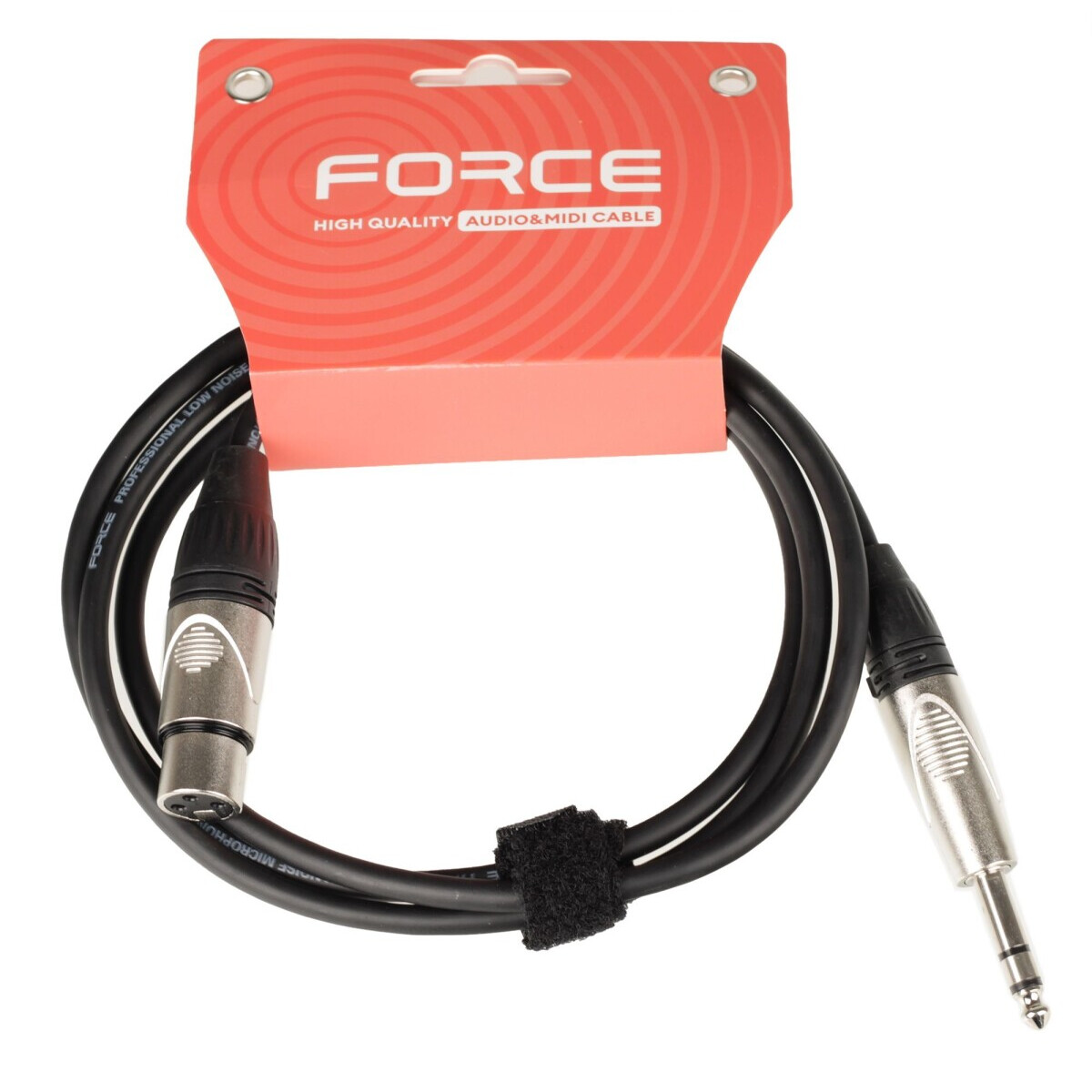 Кабель 6.3 Jack (M) - XLR (F), 1.5м, FORCE FMC-15 - FMC-15/1.5