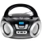 Аудиомагнитола Ritmix RBB-450BT Black/Silver - фото 2