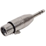 Переходник 6.3 Jack (M) - XLR (F), FORCE CFA-015