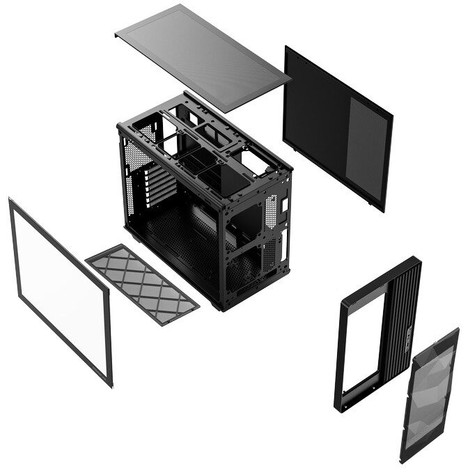 Корпус Powercase TX5 Black - CTX5AB-F0 - фото 9