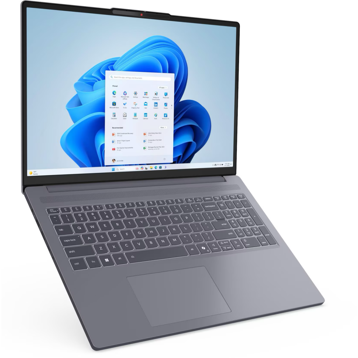 Ноутбук Lenovo Slim 3 16IRH10R Luna Grey (83K50006RK) - фото 4
