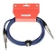 Кабель инструментальный 6.3 Jack (M) - 6.3 Jack (M), 3м, FORCE FGC-09 Blue - FGC-09/3 BL - фото 2