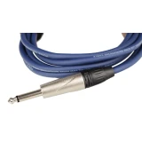Кабель инструментальный 6.3 Jack (M) - 6.3 Jack (M), 3м, FORCE FGC-09 Blue (FGC-09/3 BL)