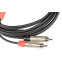 Кабель межблочный 2x 6.3 Jack (M) - 2x RCA (M), 3м, FORCE FLC-37 - FLC-37/3 - фото 4